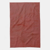 Effen rood theedoek (Verticaal)