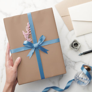Effen Taupe Tane Kleur Schakering Toon Cadeaupapier