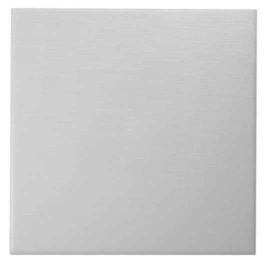 effen zilveren Tegel Tegeltje (Voorkant)