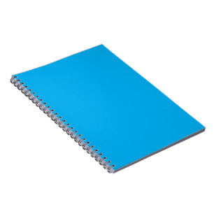 Effene Cyaanblauwe Achtergrond Notitieboek