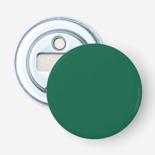 Effene donkergroene gestructureerde achtergrond button flesopener (Voorkant)