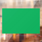 Effengroene achtergrond raamsticker (Vel 2)
