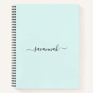 Effenkleurig monogram schetsboek notitieboek
