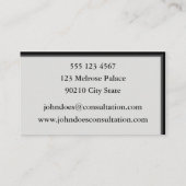 Effet 3D du carte de visite | des myosotis des (Dos)