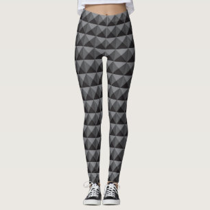 Effet 3D futuriste Pyramide Motif Leggings