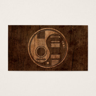 Effet acoustique en bois de Yin Yang de guitares