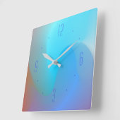 Effet aquarelle Bleu/Aqua/Terra > Horloges simples (Angle)