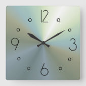 Effet Argent Atmosphérique Classique Horloge mural (Recto)