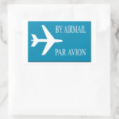 Effet autocollant d'avion (Sac)