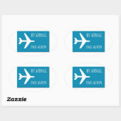 Effet autocollant d'avion (Feuille)