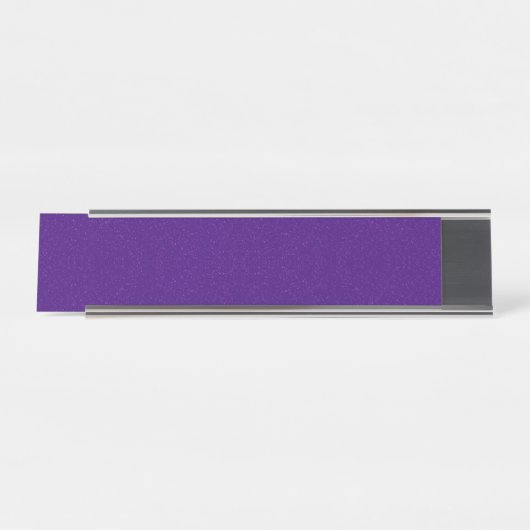 Effet de bruit pourpre personnalisable Plaque de n (Devant)