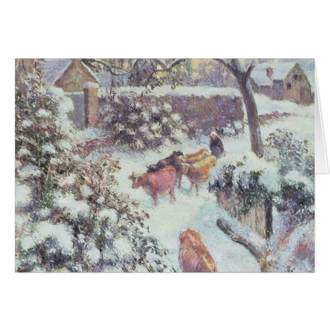 Effet de Neige a Montfoucault, 1882 (Voorkant Horizontaal)