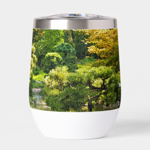 Effet de peinture de jardin japonais Paysage