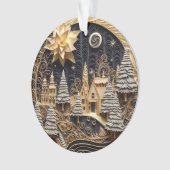 Effet de recouvrement 3d Village de Noël (devant)