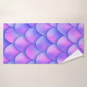 Effet de texture de feuille de queue de sirène de (Serviette de bain)