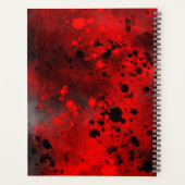 Effet Dessin de peinture rouge et noir (Dos)