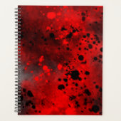 Effet Dessin de peinture rouge et noir (Devant)