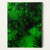 Effet Dessin de peinture vert et noir (Dos)