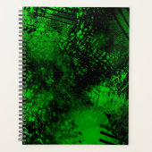 Effet Dessin de peinture vert et noir (Devant)
