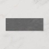 Effet élégant d'abrégé sur argent de mini carte de (Dos)