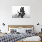 EFFET ENCRE sur le fer forgé sur toile étirée (Insitu(Chambre))