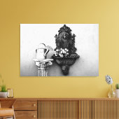 EFFET ENCRE sur le fer forgé sur toile étirée (Insitu(Salon))