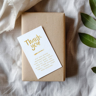 Effet Foil merci insérer carte liens sociaux