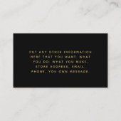 Effet Foil merci Liens sociaux insérer la carte (Dos)