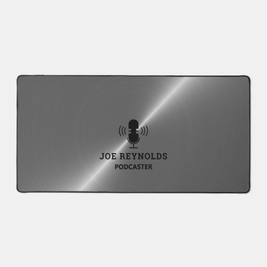 Effet métal argenté, Podcaster, Podcast (Recto)