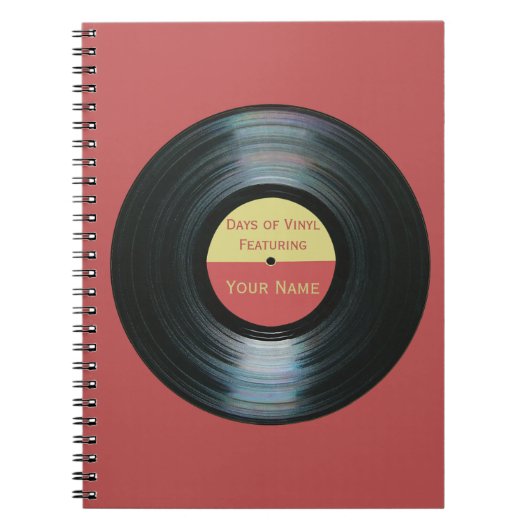 Effet noir de disque vinyle - jours de carnet de (Devant)