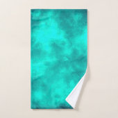 Effet nuage de tempête d'émeraude (Serviette à main)