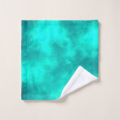 Effet nuage de tempête d'émeraude (Gant de toilette)