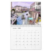 Effet numérique du calendrier "impression" de styl (Jan 2026)