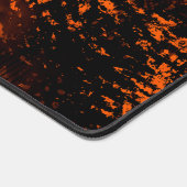 Effet Paint Splatter orange et noir (Coin)