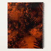 Effet Paint Splatter orange et noir (Dos)