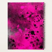 Effet Paint Splatter rose et noir (Dos)