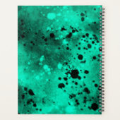 Effet Paint Splatter vert & noir (Dos)