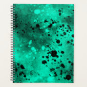 Effet Paint Splatter vert & noir (Devant)