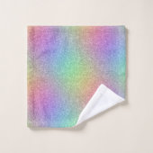 Effet Parties scintillant arc-en-ciel (Gant de toilette)