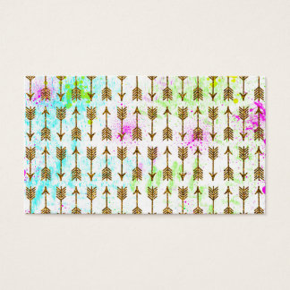 Effet parties scintillant or flèches aquarelles éc