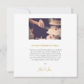 Effet photo aquarelle, carte de remerciements mari (Dos)