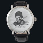 Effet photo personnalisé moderne<br><div class="desc">Cette simple montre photo personnalisée, avec un effet photo gravé avec l'option d'ajouter du texte, fera le cadeau parfait pour toute occasion, funérailles, évènement amusant, mariage, anniversaire, fête des pères, noël et valentines jour. Le style, la taille et la couleur de la police peuvent être modifiés après la personnalisation en...</div>