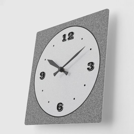 Effet Pierre gris+ Noir Tendance Nos Horloges simp (Angle)