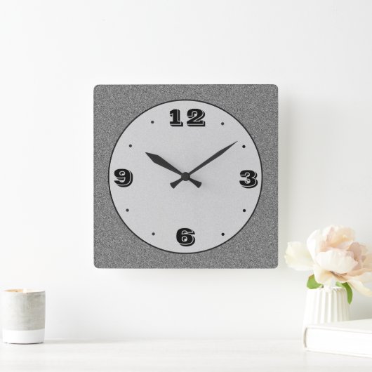Effet Pierre Grise avec Horloges Noir > Plain (Maison)