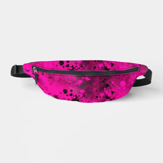 Effet Retro Paint Splatter rose et noir (Recto)