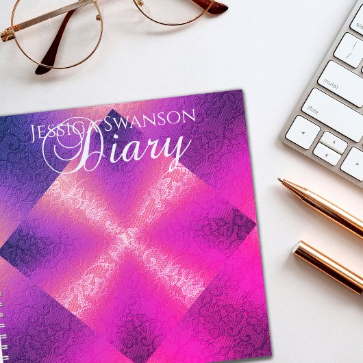 Effets légers sur le journal de dentelle