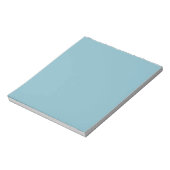 Efficiënt minimalistisch blauw pastel kleur palet notitieblok (Gedraaid)