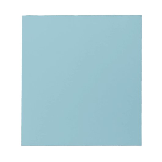 Efficiënt minimalistisch blauw pastel kleur palet notitieblok (Voorkant)