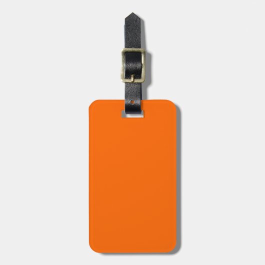 Efficiënt Oranje Bagagelabel (Voorkant verticaal)