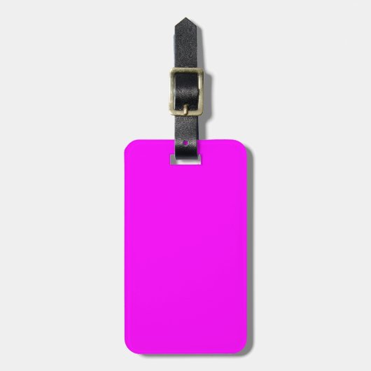 Efficiënt Roze Bagagelabel (Voorkant verticaal)